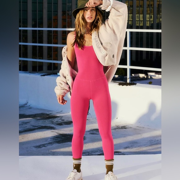 Free People Good Karma Onesie in “Berry” Size XS/S NWOT $98 - Picture 3 of 10